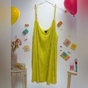 NWT Torrid Lime Green Textured Dress